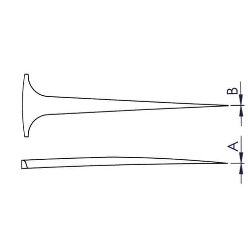 カーボンファイバーピンセット 先端交換チ