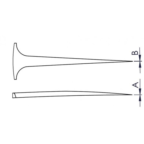 カーボンファイバーピンセット 先端交換チ