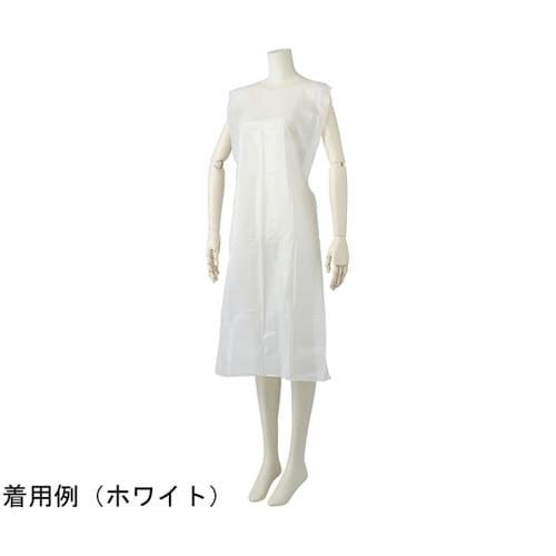 袖無しディスポエプロン ブルー 1ケース