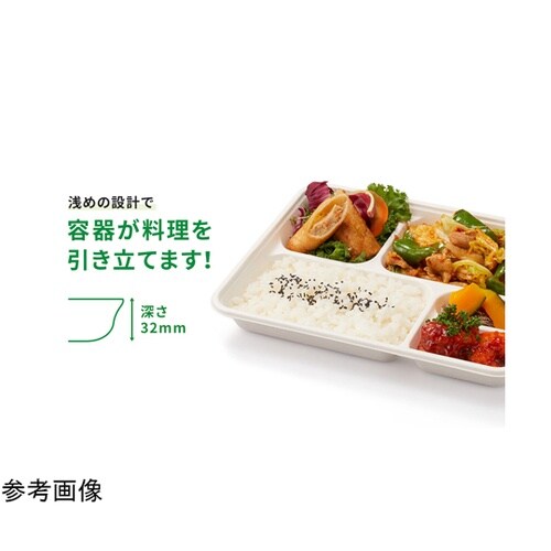 WB麦バガス 弁当容器 23−17E ラ