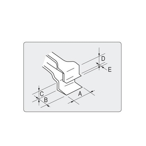フラットピンセット No.35A