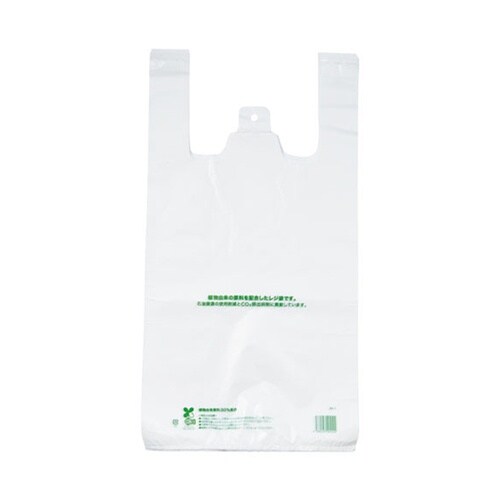 バイオマスレジ袋30 L 乳白 100枚