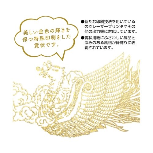 OA賞状用紙 白 A4判 横書用 100