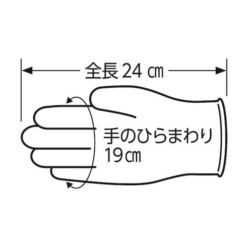 天然ゴム使い捨て手袋 ナイスハンドきれい