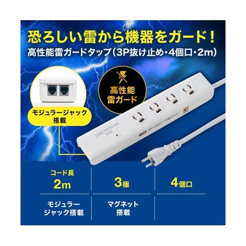 高性能雷ガードタップ TAP−SP311