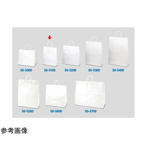 手提げ袋 白無地 260×100×310