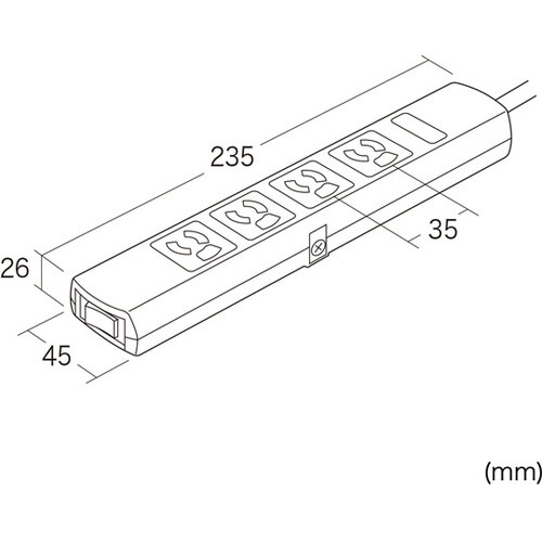 電源タップ TAP−34MG−5