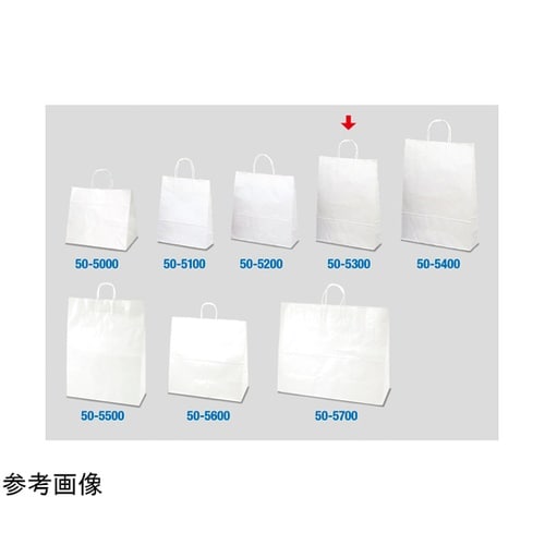 手提げ袋 白無地 320×110×420