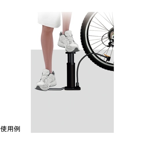 コンパクト 足踏み式空気入れ WJ−92
