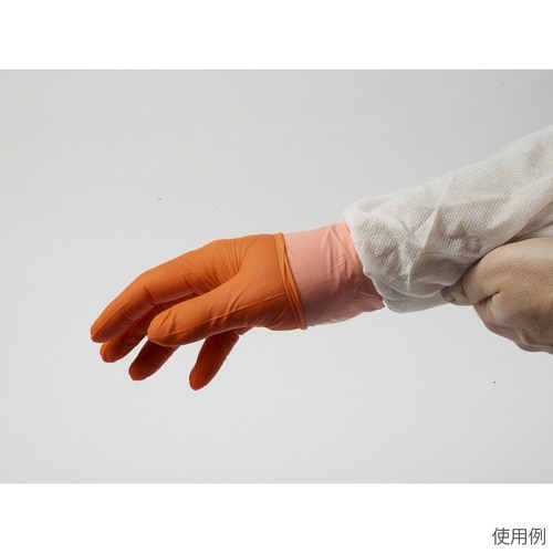 676254 耐薬手袋 ORANGE N