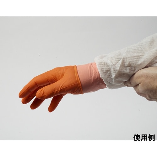 676254 耐薬手袋 ORANGE N