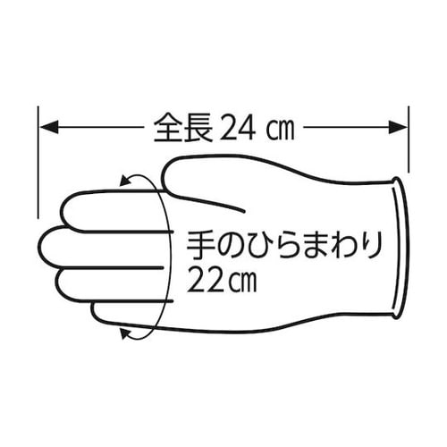天然ゴム使い捨て手袋 ナイスハンドきれい