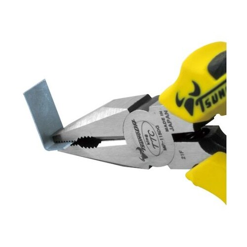 ペンチ 115mm 成型グリップ バネ付