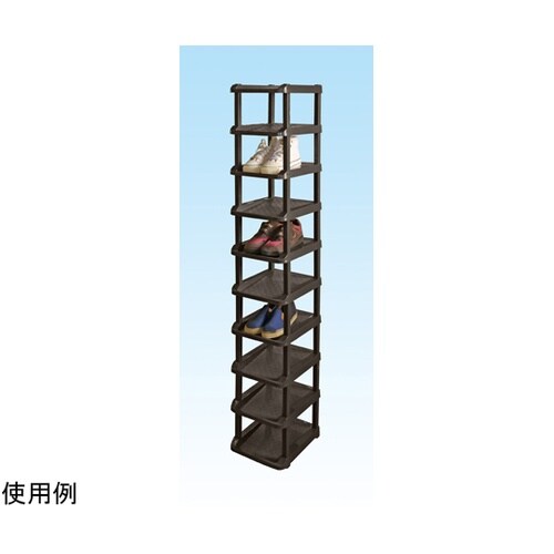 シューズラック 10段 省スペース 棚