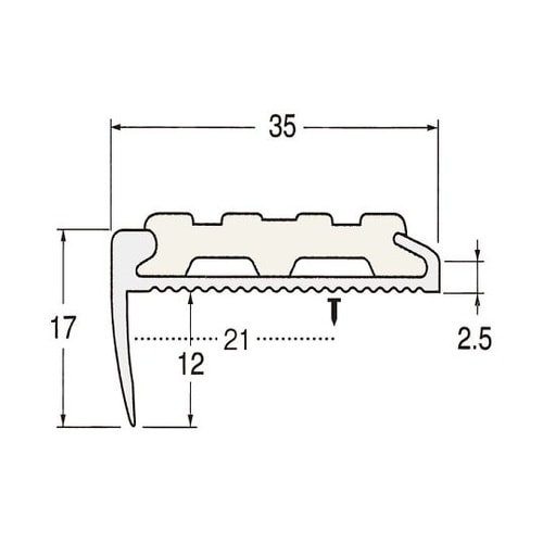 ノンスリップ タイヤ付 ブラウン 穴あき