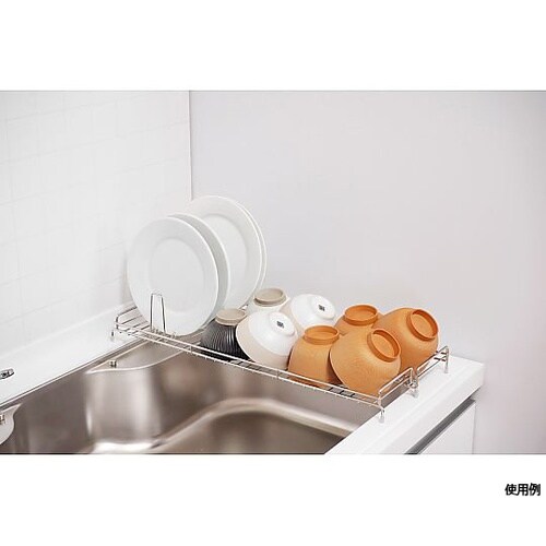 &kit シンクに渡せる伸縮水切りかご