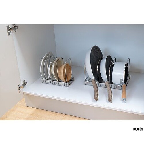 &kit 調節できるフライパンスタンド