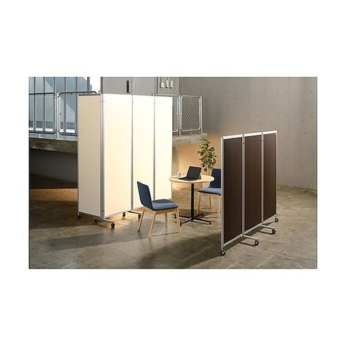 4連パーテーション H2100 アイボリ