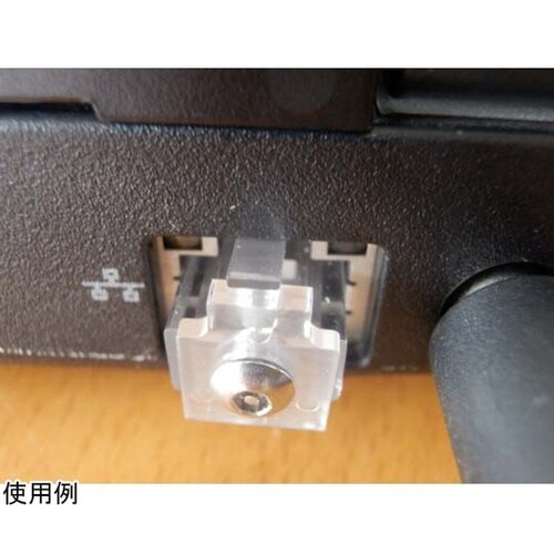 LANポートロック(特殊ねじ鍵型)(3個