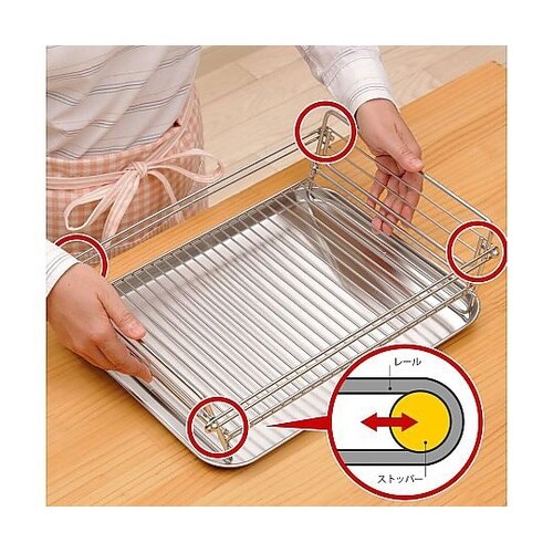 SUIマイスター折畳み式水切りかご(大)