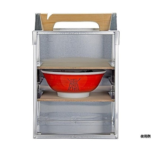 アルミ出前箱 岡持ち 縦型 高さ330m