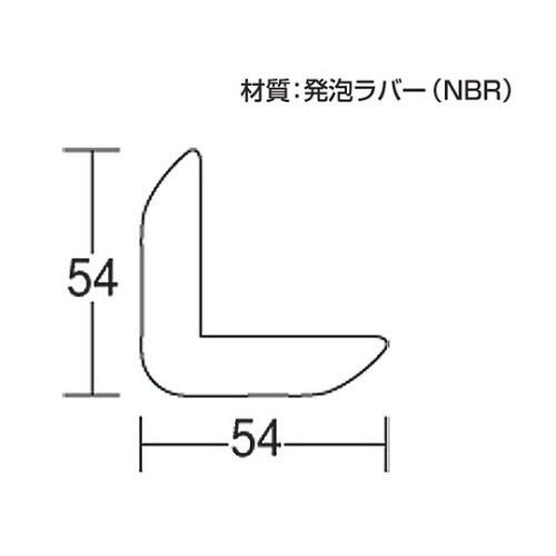 SRLY−950 アングル型スポンジ黄