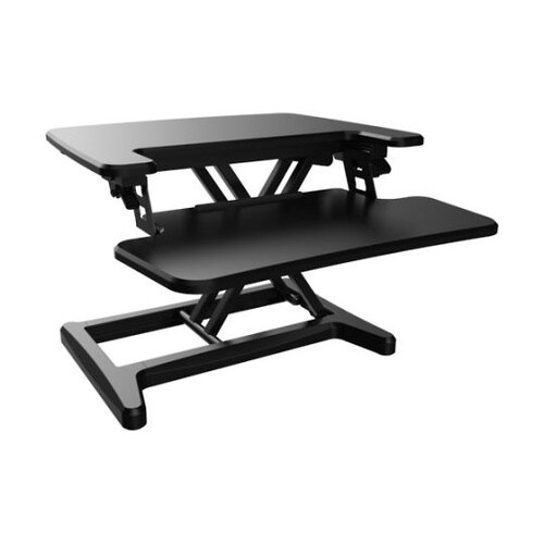 ガス圧式卓上PCデスク アルコーヴ 黒