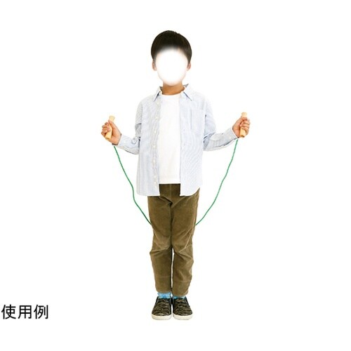 カラー木柄なわとび 1セット(4色×2本