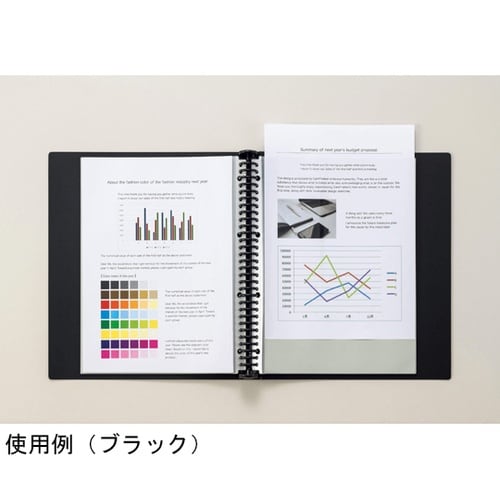 クリアーバインダー CB−543(BK)