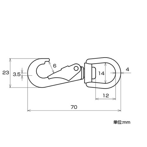 11228 ステンレス アイスナップ