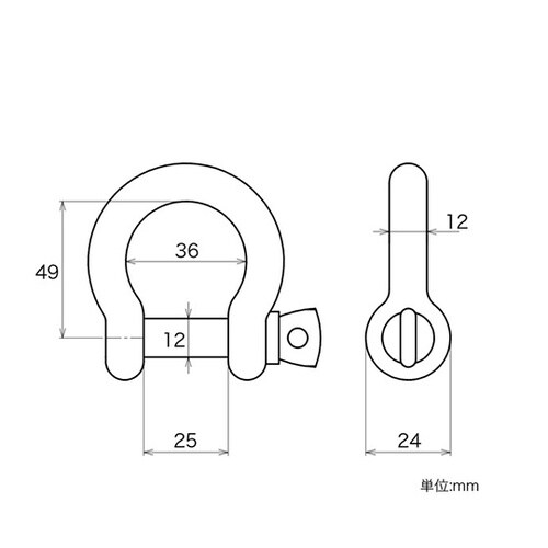 11312 ステンレ オタフクシャックル