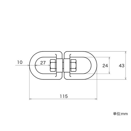 11324 ステンレススイベル 10mm
