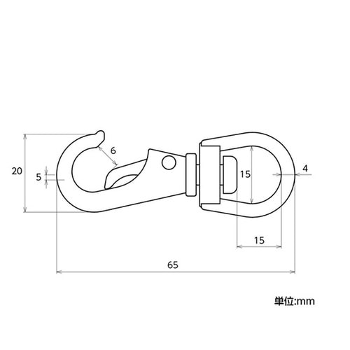 11221 ステンレス スイベルスナップ