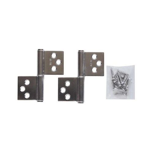 ステン旗丁番 76mm 2パック入 BK