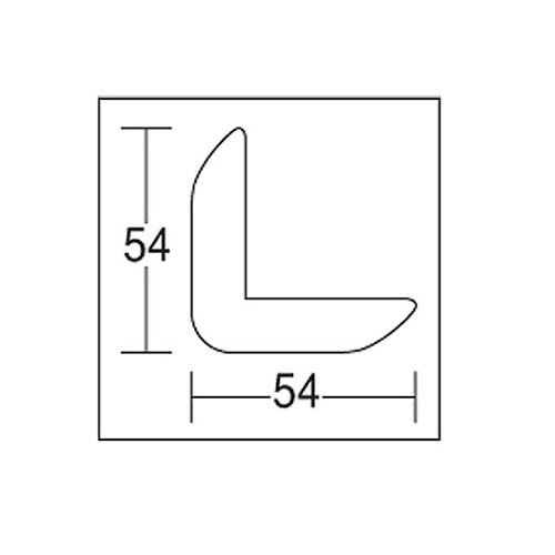 スポンジ 54×54×450 グレー(粘