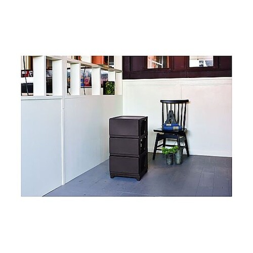 デコニーシーヴォ 3段 ダークブラウン