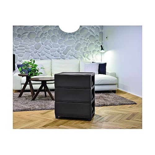 デコニーシーヴォ ワイド 3段 ダークブ