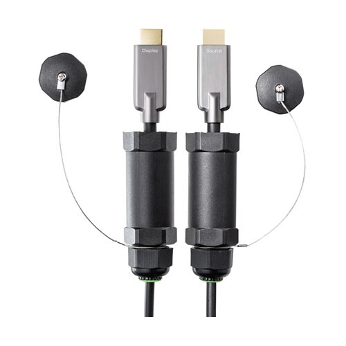 ドラム付き光ファイバHDMIケーブル (