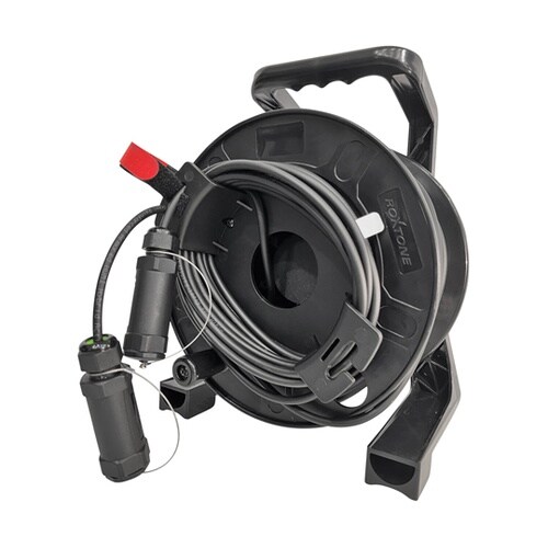 ドラム付き光ファイバHDMIケーブル (