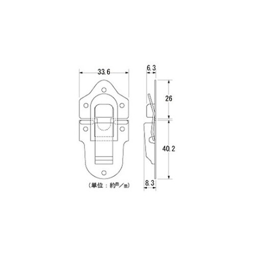 ZY−575 パッチン錠 大