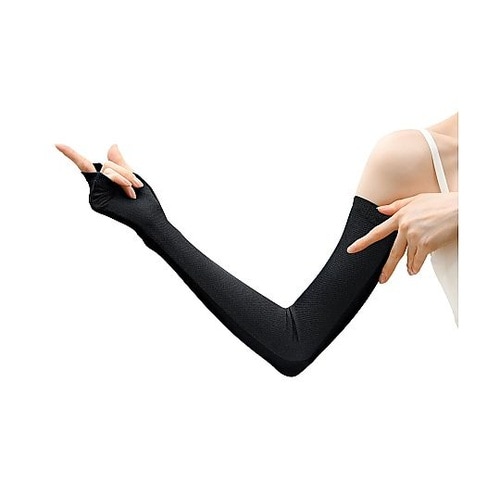 フィットスタイル 指なしメッシュロング手