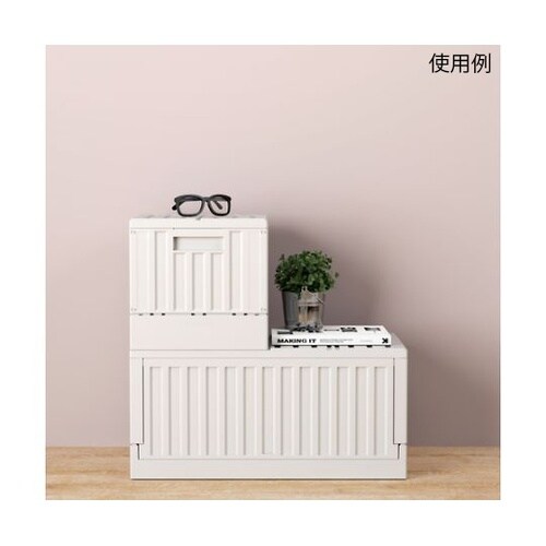 TCT22W フタ付折りたたみコンテナー