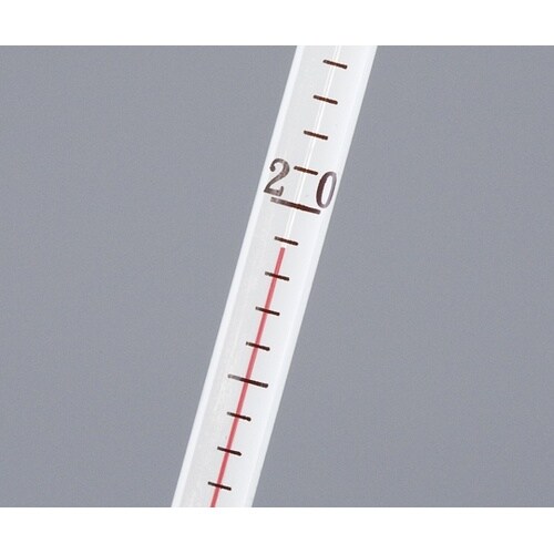 フッ素樹脂被膜温度計 30−105℃ ア