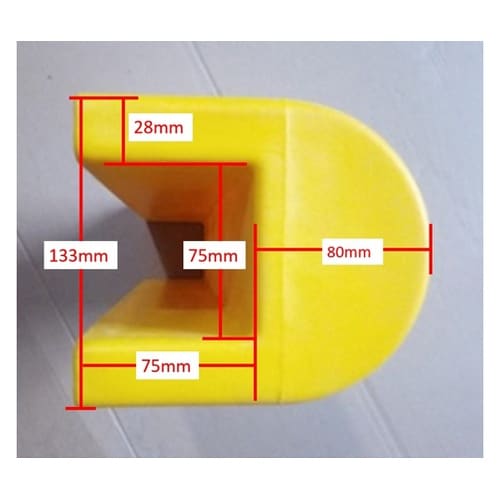 ラックガードプロテクター 黄 J2520