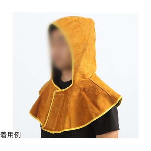 J2356 牛革溶接帽フードキャップ