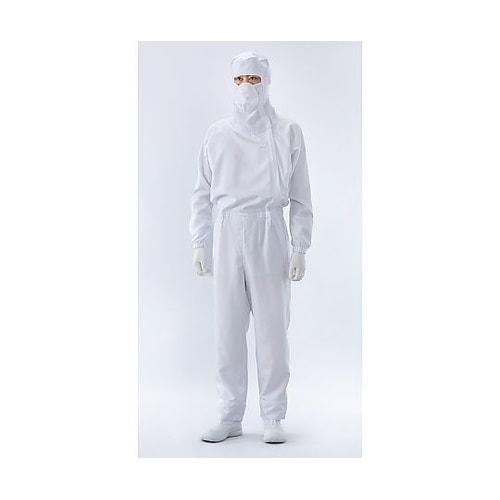 光消臭機能付き フード一体クリーンスーツ
