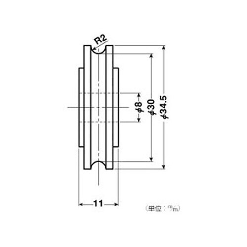 EKK0011 公団・公社用取替戸車のみ