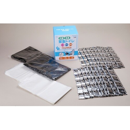 災害時の緊急トイレ 100回分 抗菌消臭