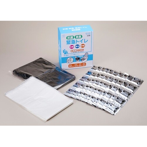 災害時の緊急トイレ 50回分 抗菌消臭