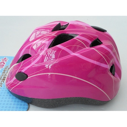 46405 自転車用ジュニアヘルメット桃